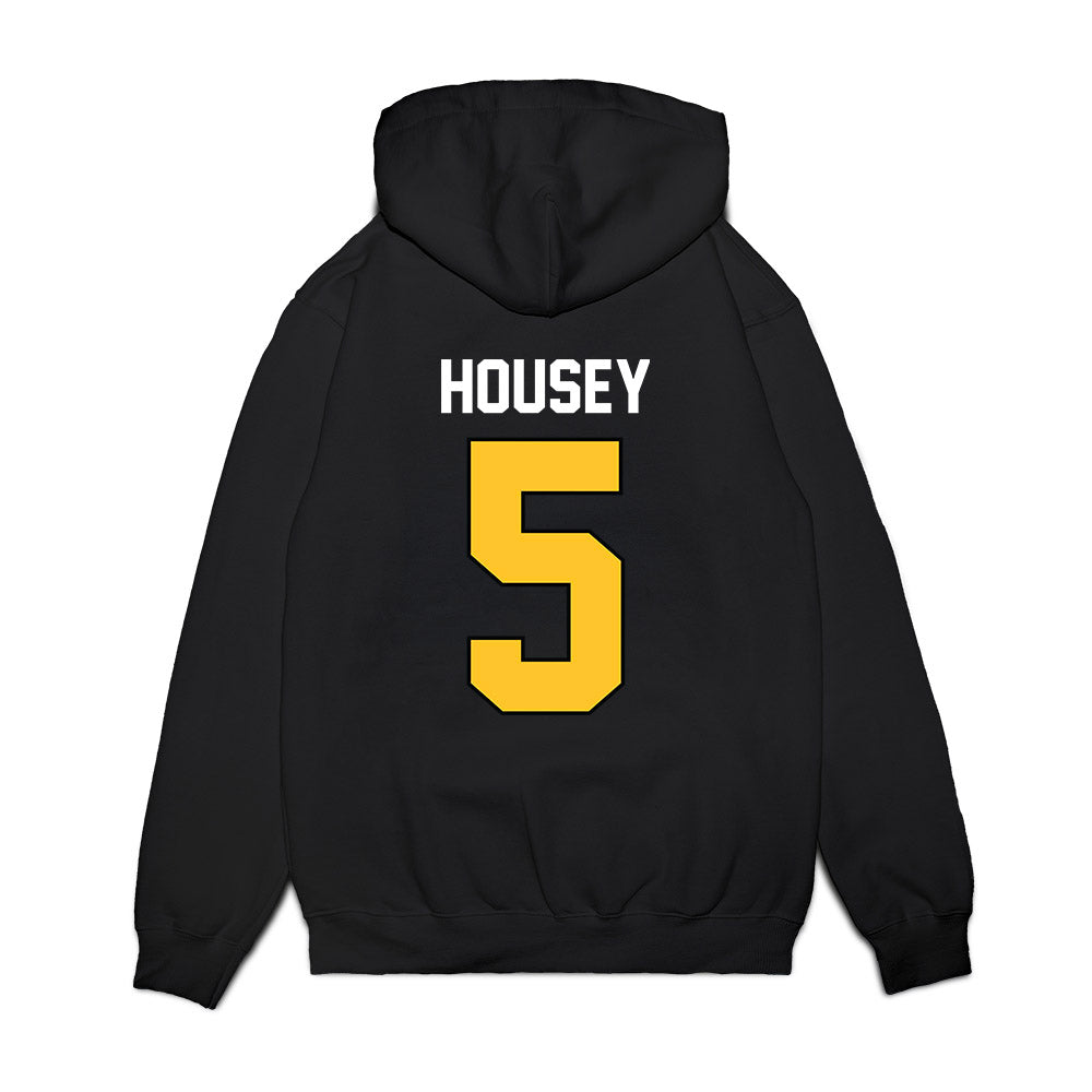 Ferris State - NCAA Football : Jeremiah Housey - Vintage Helmet Premium Hooded Sweatshirt-1