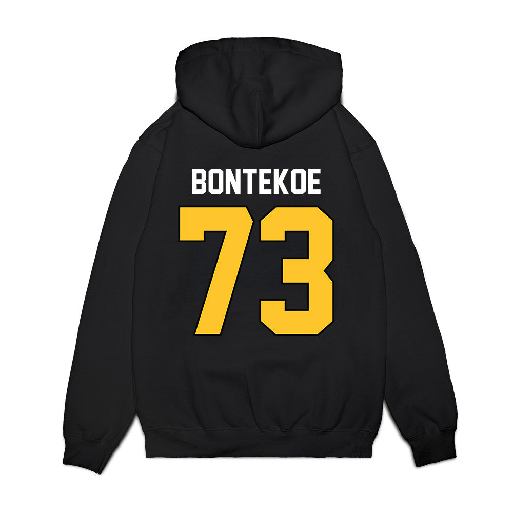 Ferris State - NCAA Football : Mack Bontekoe - Vintage Helmet Premium Hooded Sweatshirt-1