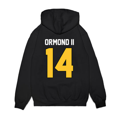 Ferris State - NCAA Football : Timothy Ormond II - Vintage Helmet Premium Hooded Sweatshirt-1