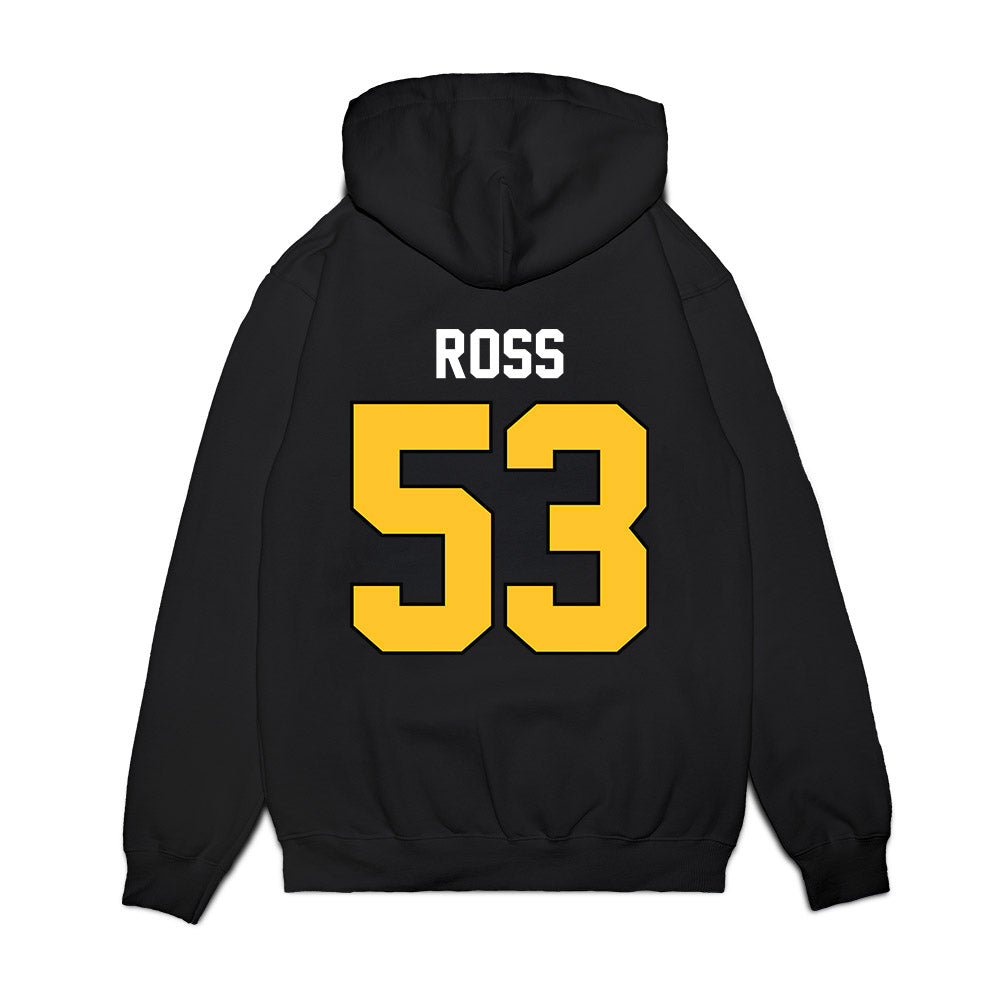 Ferris State - NCAA Football : Ryan Ross - Vintage Helmet Premium Hooded Sweatshirt-1