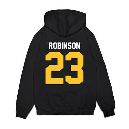 Ferris State - NCAA Football : James Robinson - Vintage Helmet Premium Hooded Sweatshirt-1