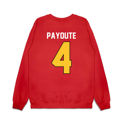 Ferris State - NCAA Football : Justin payoute - Vintage Helmet Premium Crewneck Sweatshirt-1