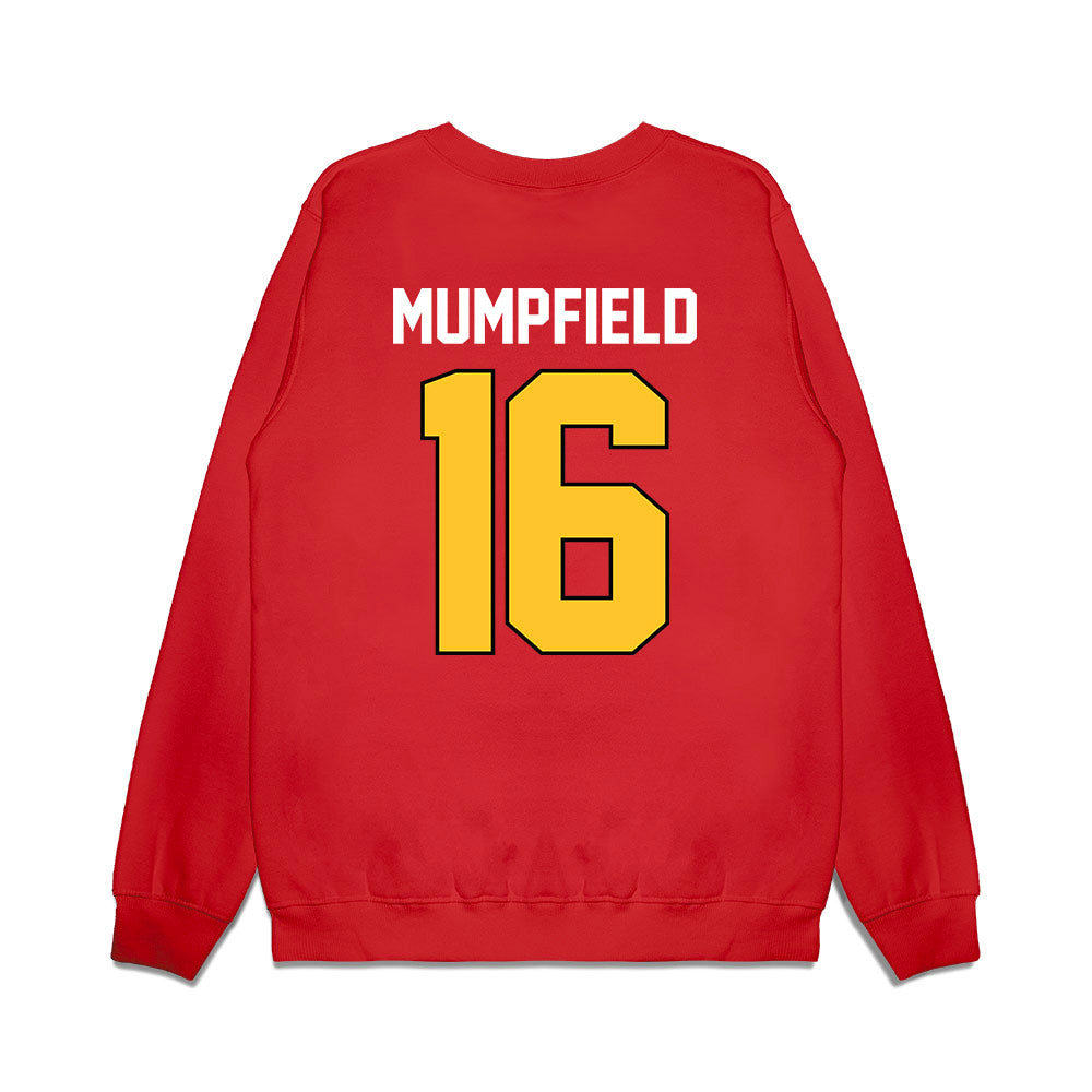 Ferris State - NCAA Football : Leeshaun Mumpfield - Vintage Helmet Premium Crewneck Sweatshirt-1