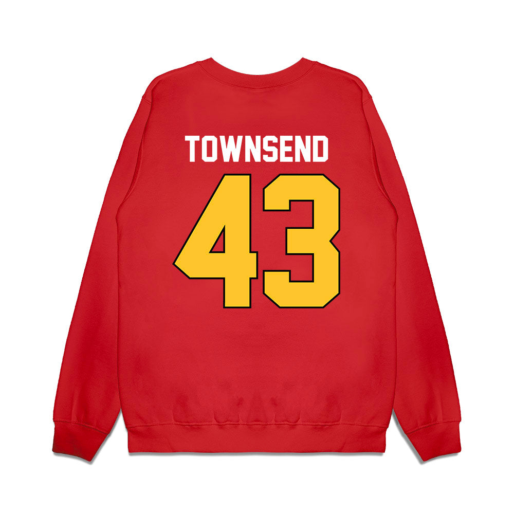 Ferris State - NCAA Football : Razah Townsend - Vintage Helmet Premium Crewneck Sweatshirt-1