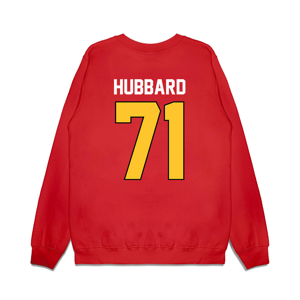 Ferris State - NCAA Football : Bubba Hubbard - Vintage Helmet Premium Crewneck Sweatshirt-1