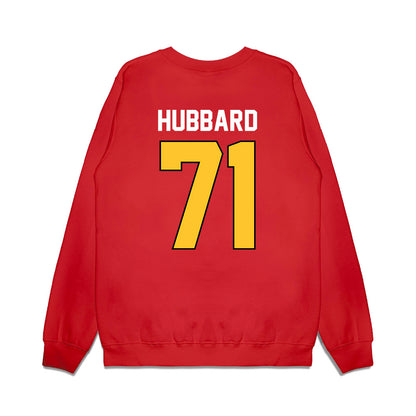 Ferris State - NCAA Football : Bubba Hubbard - Vintage Helmet Premium Crewneck Sweatshirt-1