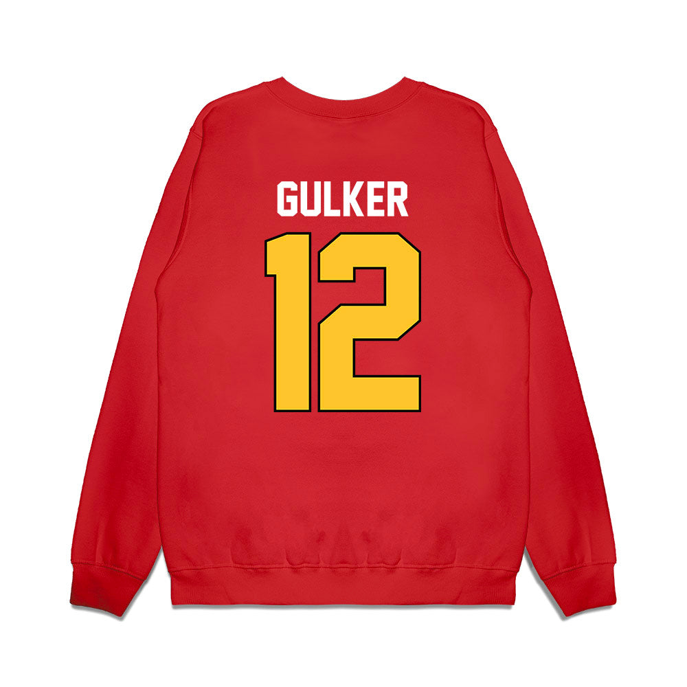 Ferris State - NCAA Football : Carson Gulker - Vintage Helmet Premium Crewneck Sweatshirt-1