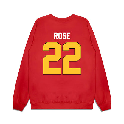 Ferris State - NCAA Football : Brady Rose - Vintage Helmet Premium Crewneck Sweatshirt-1