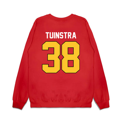 Ferris State - NCAA Football : Levi Tuinstra - Vintage Helmet Premium Crewneck Sweatshirt-1