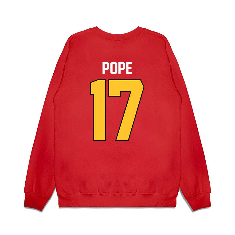 Ferris State - NCAA Football : Quentin Pope - Vintage Helmet Premium Crewneck Sweatshirt-1
