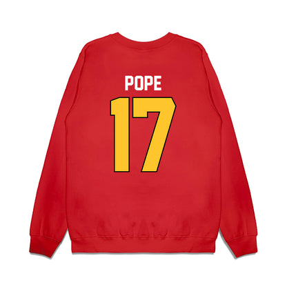 Ferris State - NCAA Football : Quentin Pope - Vintage Helmet Premium Crewneck Sweatshirt-1