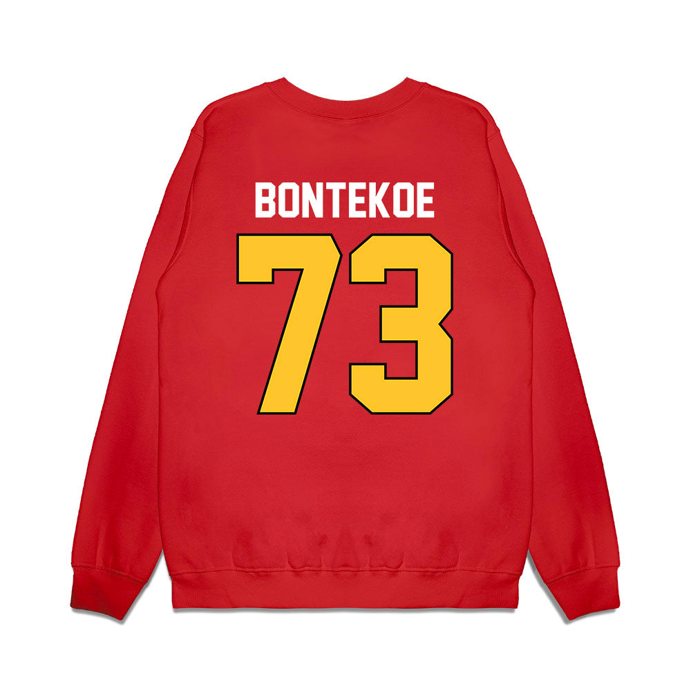Ferris State - NCAA Football : Mack Bontekoe - Vintage Helmet Premium Crewneck Sweatshirt-1