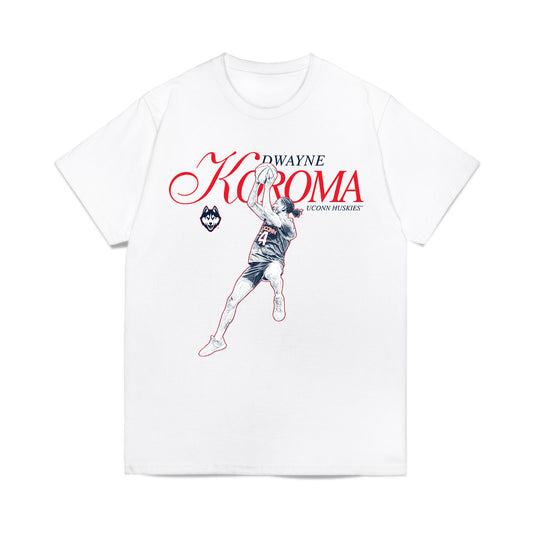 UConn - NCAA Men's Basketball : Dwayne Koroma - Legacy Comfort Colors T-Shirt-0