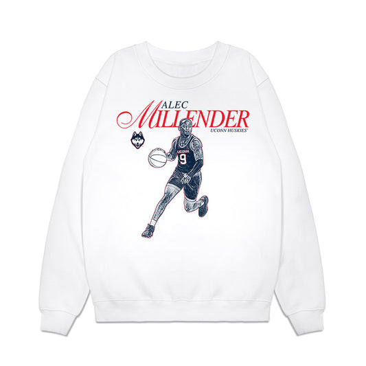 UConn - NCAA Men's Basketball : Alec Millender - Legacy Premium Crewneck Sweatshirt-0