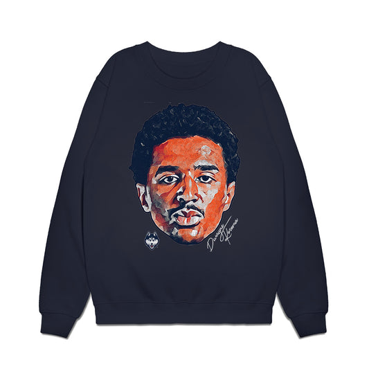 UConn - NCAA Men's Basketball : Dwayne Koroma - Game Face Premium Crewneck Sweatshirt-0