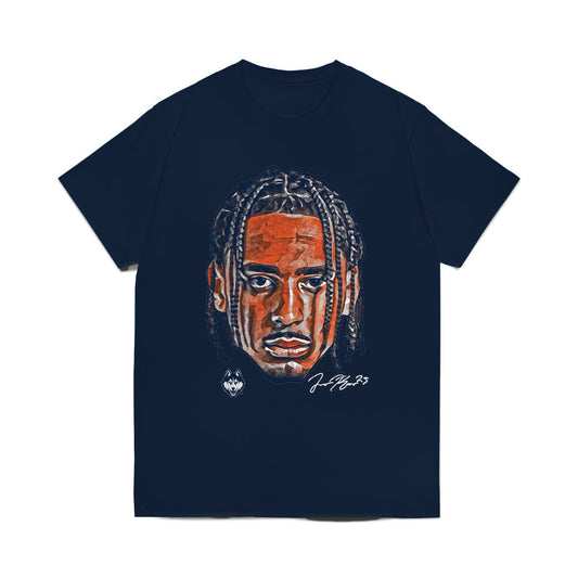 UConn - NCAA Men's Basketball : Jayden Ross - Graphic Comfort Colors T-Shirt-0