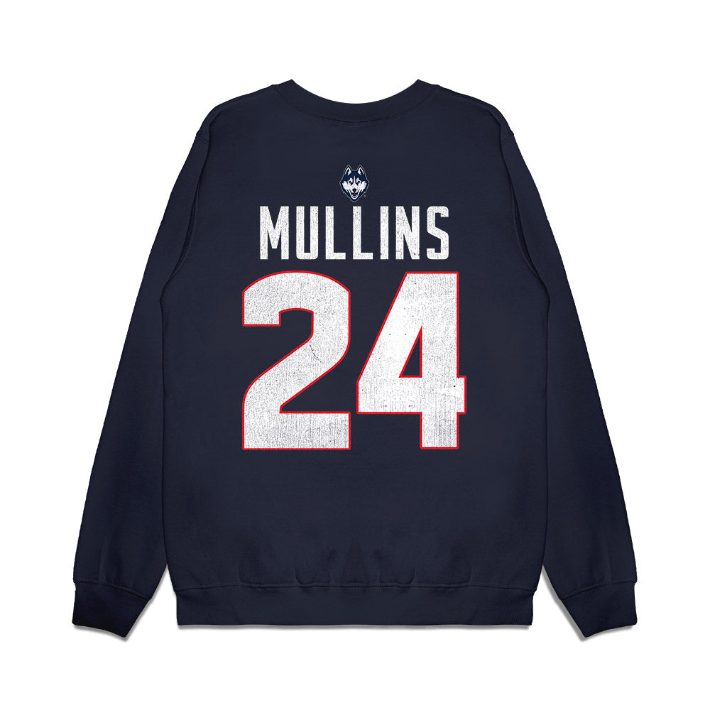 UConn - NCAA Men's Basketball : Braylon Mullins - Graphic Tee Premium Crewneck Sweatshirt-1