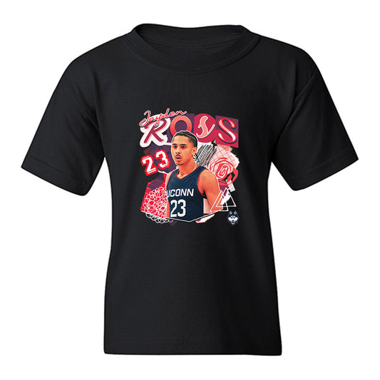 UConn - NCAA Men's Basketball : Jayden Ross - Graphic Youth T-Shirt-0