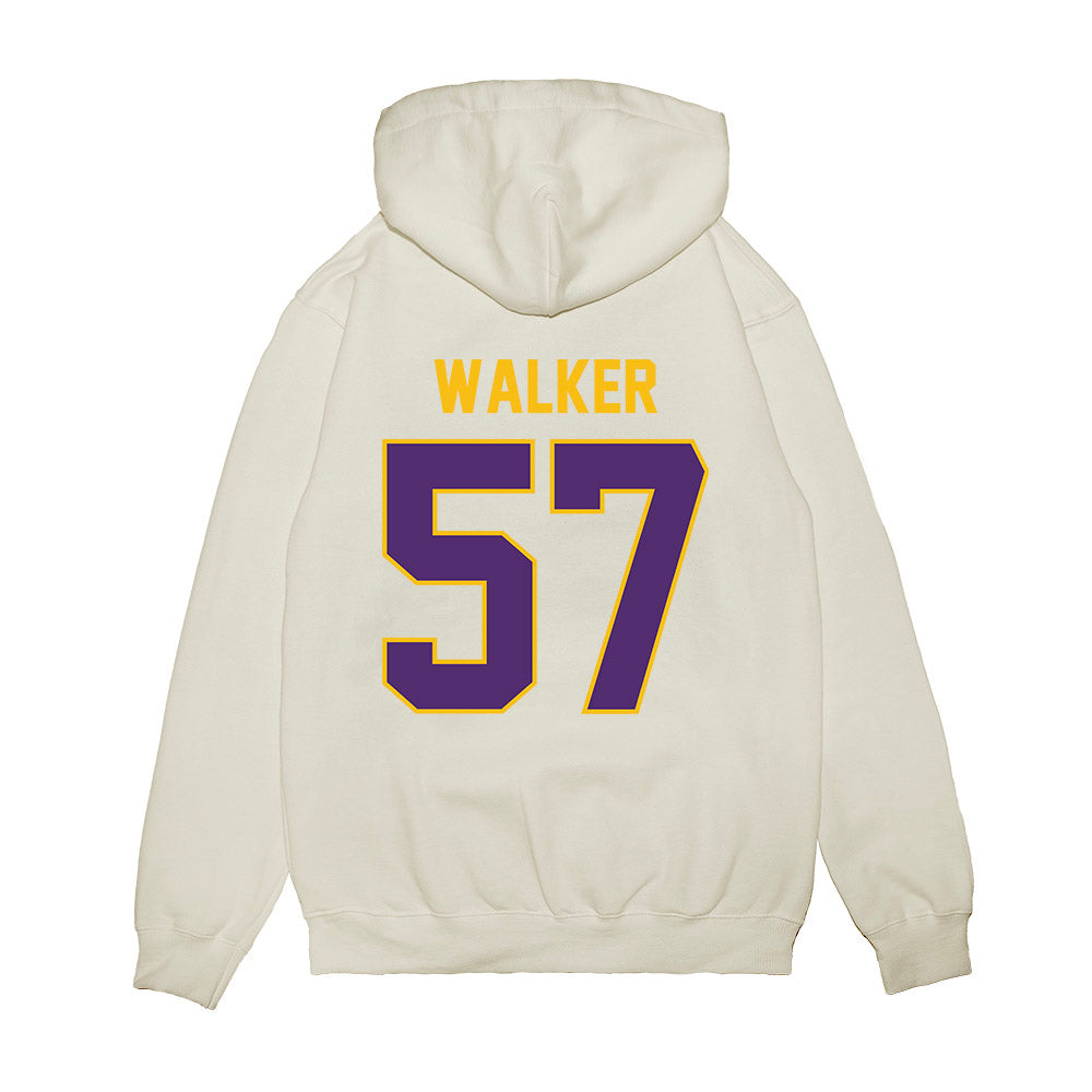 Minn. St. - NCAA Football : Carter Walker - Vintage Helmet Premium Hooded Sweatshirt-1