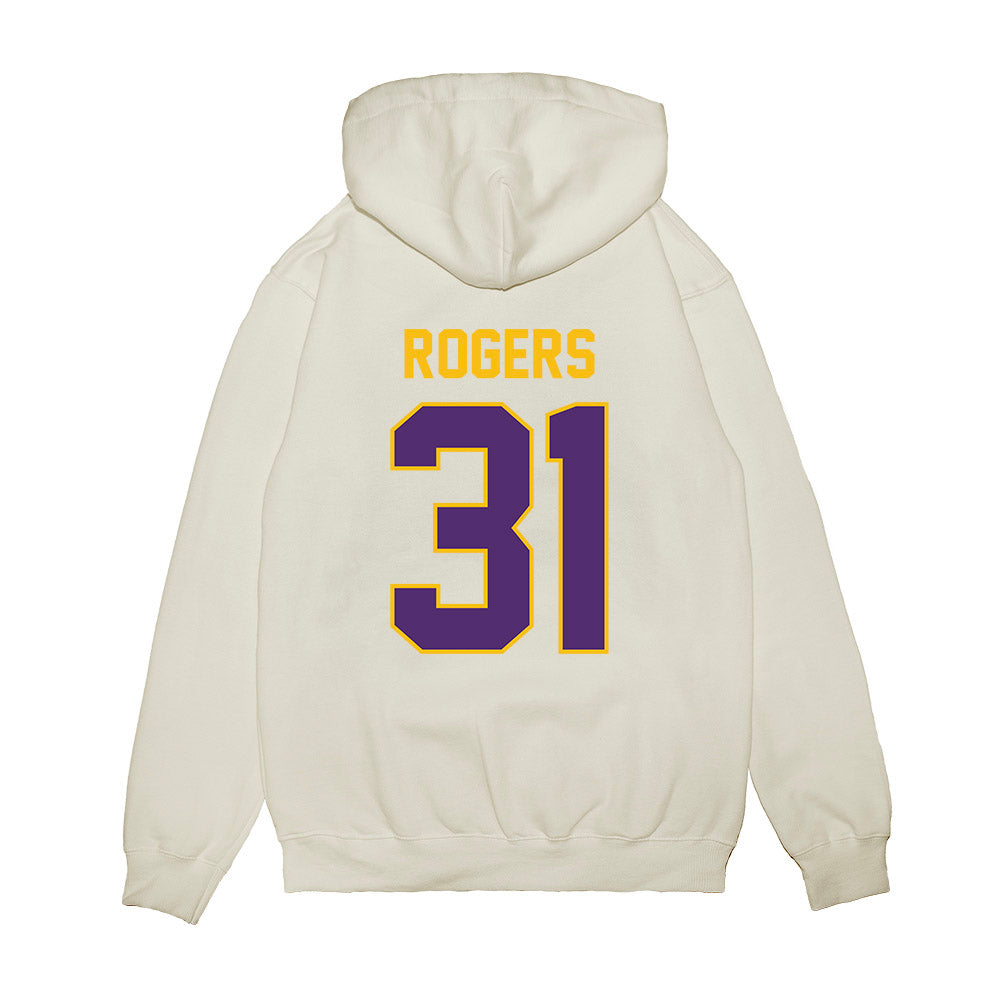 Minn. St. - NCAA Football : Cole Rogers - Vintage Helmet Premium Hooded Sweatshirt-1