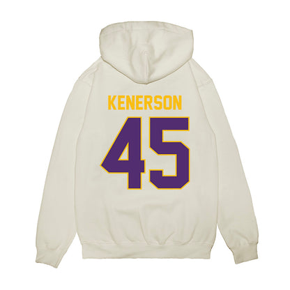 Minn. St. - NCAA Football : Jordan Kenerson - Vintage Helmet Premium Hooded Sweatshirt-1