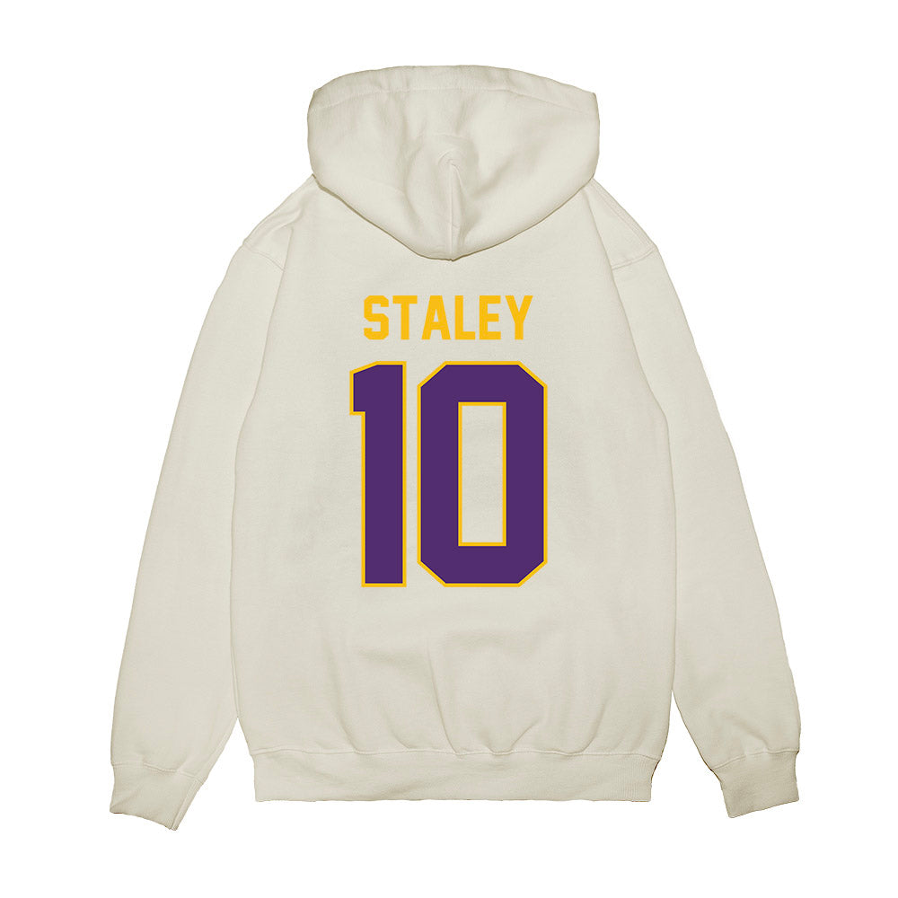 Minn. St. - NCAA Football : Eleazar Staley - Vintage Helmet Premium Hooded Sweatshirt-1