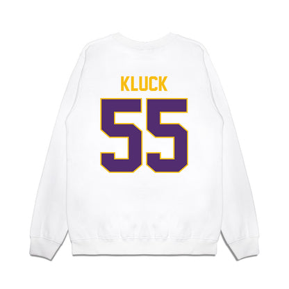 Minn. St. - NCAA Football : Connor Kluck - Vintage Helmet Premium Crewneck Sweatshirt-1