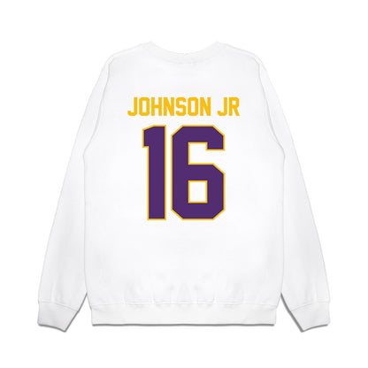 Minn. St. - NCAA Football : Antoine Johnson Jr - Vintage Helmet Premium Crewneck Sweatshirt-1