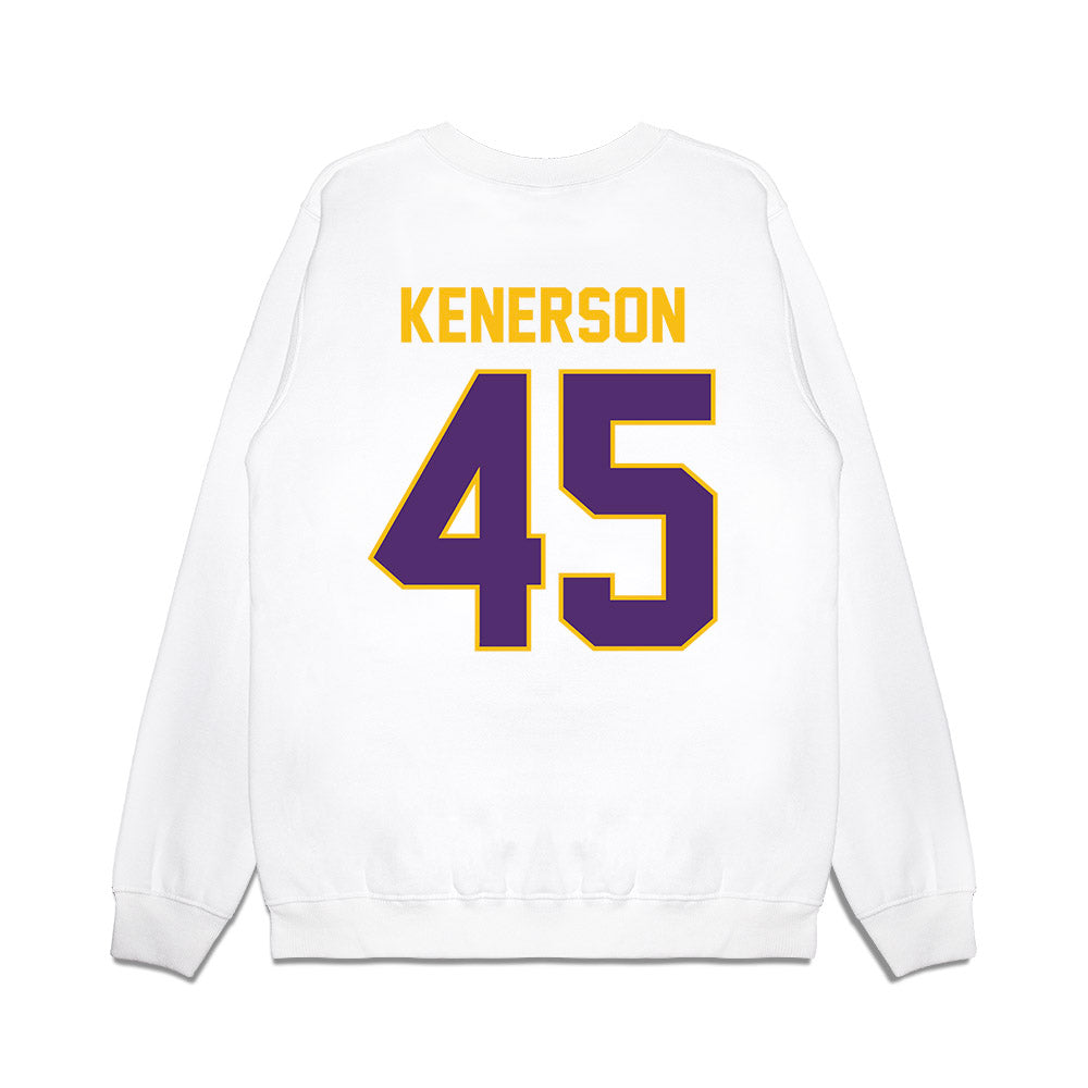 Minn. St. - NCAA Football : Jordan Kenerson - Vintage Helmet Premium Crewneck Sweatshirt-1