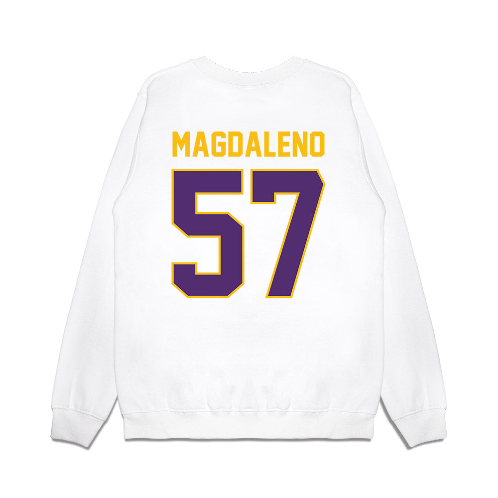 Minn. St. - NCAA Football : Yadira Magdaleno - Vintage Helmet Premium Crewneck Sweatshirt-1