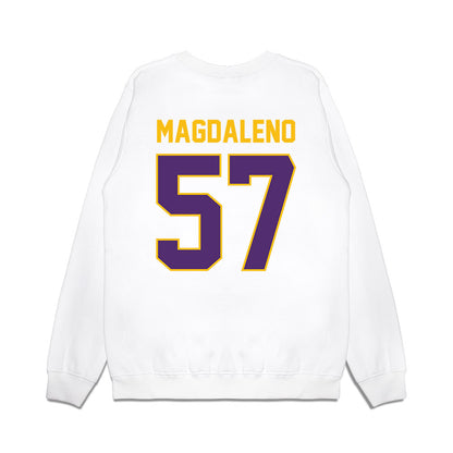 Minn. St. - NCAA Football : Yadira Magdaleno - Vintage Helmet Premium Crewneck Sweatshirt-1