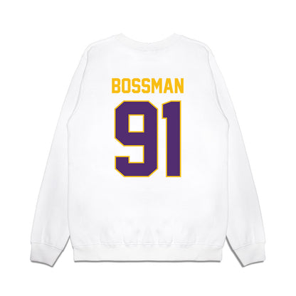 Minn. St. - NCAA Football : Sam Bossman - Vintage Helmet Premium Crewneck Sweatshirt-1