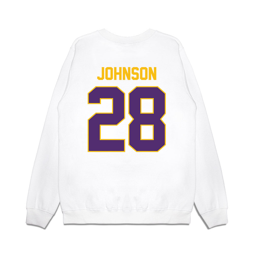 Minn. St. - NCAA Football : Caden Johnson - Vintage Helmet Premium Crewneck Sweatshirt-1