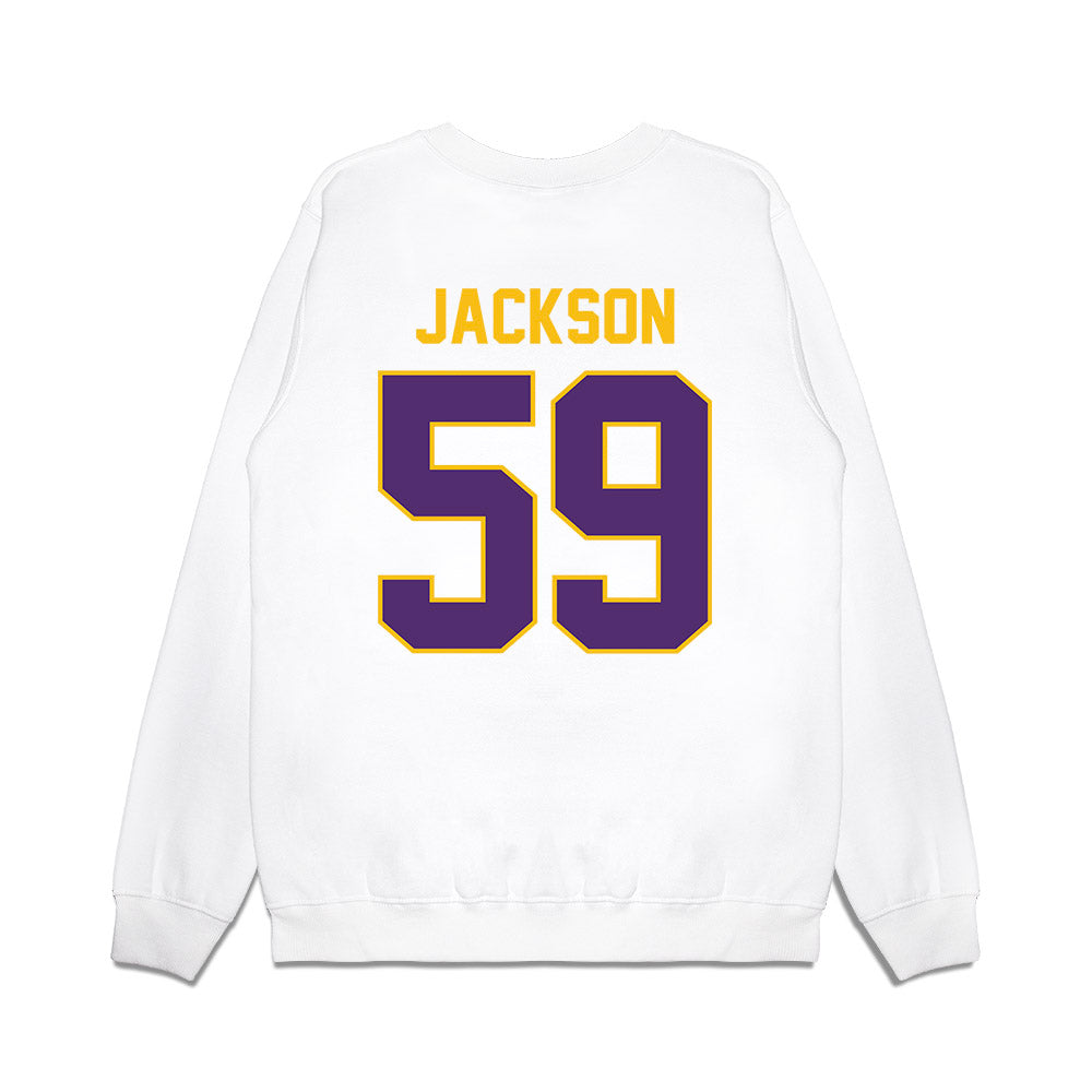 Minn. St. - NCAA Football : Jazarri Jackson - Vintage Helmet Premium Crewneck Sweatshirt-1