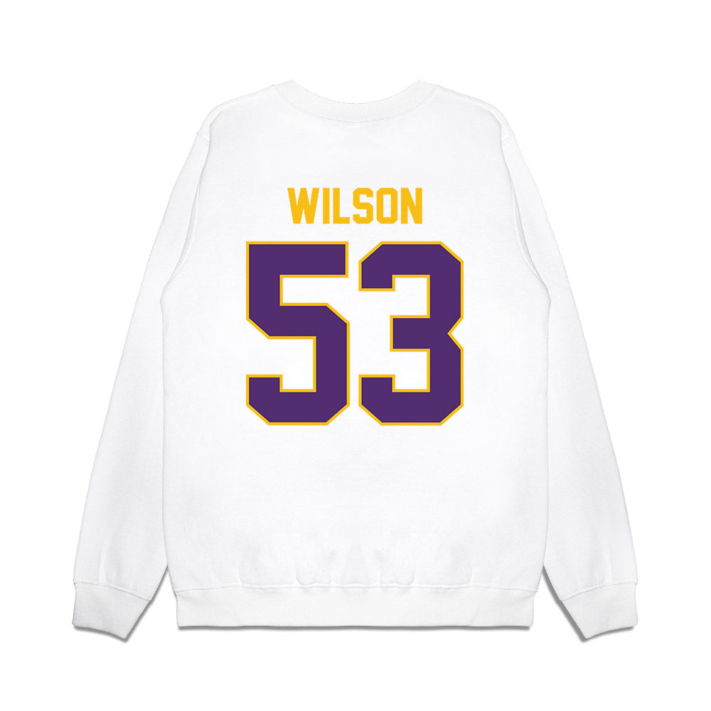Minn. St. - NCAA Football : Bryan Wilson - Vintage Helmet Premium Crewneck Sweatshirt-1