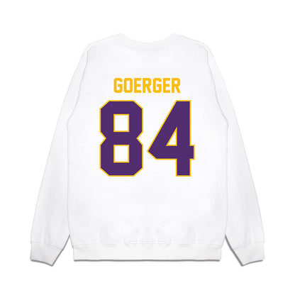 Minn. St. - NCAA Football : Bode Goerger - Vintage Helmet Premium Crewneck Sweatshirt-1