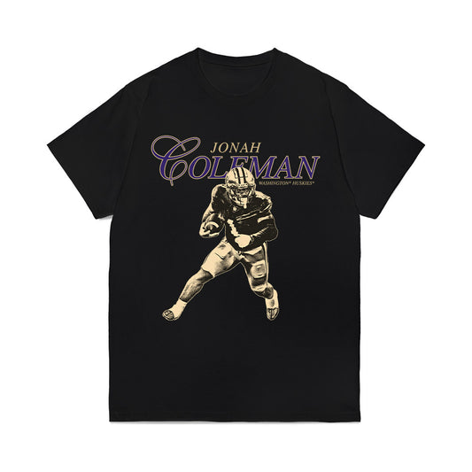 Washington - NCAA Football : Jonah Coleman - Legacy Comfort Colors T-Shirt-0