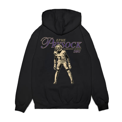 Washington - NCAA Football : Ephesians Prysock - Legacy Premium Hooded Sweatshirt-1