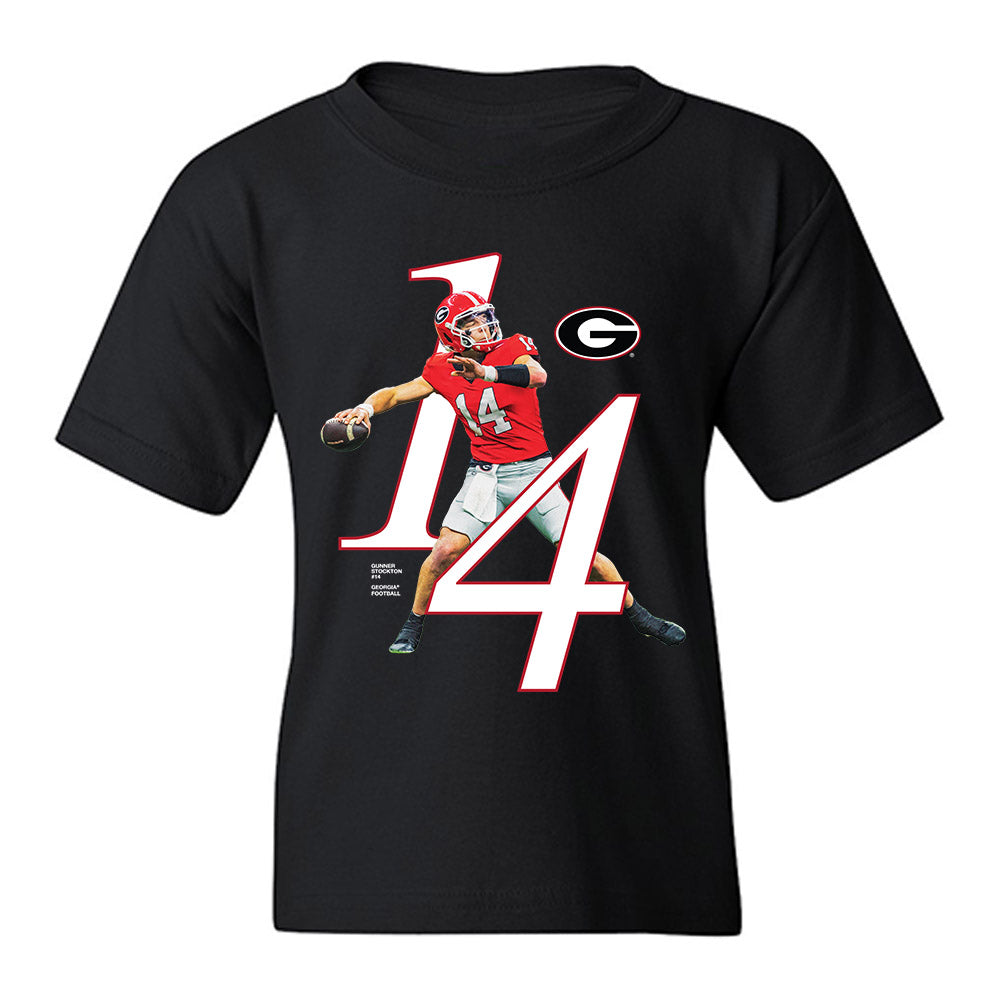 Georgia - NCAA Football : Gunner Stockton - Breakthrough Youth T-Shirt-0