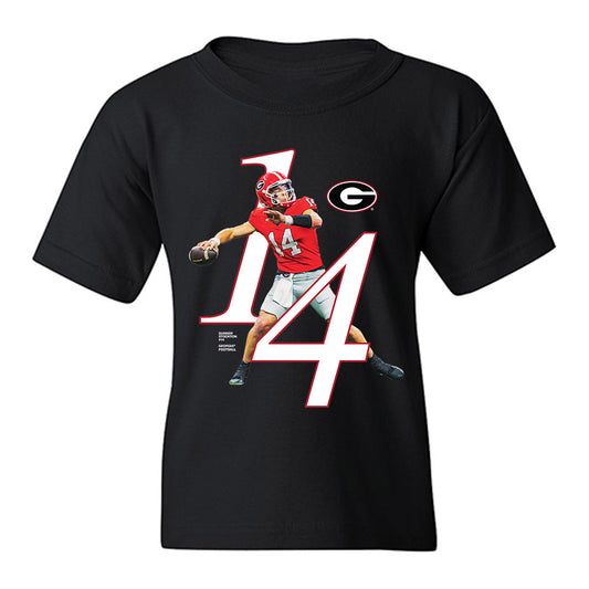 Georgia - NCAA Football : Gunner Stockton - Breakthrough Youth T-Shirt-0