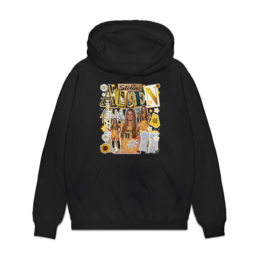 Kennesaw - NCAA Women's Soccer : Stella Allen - Collage Premium Hooded Sweatshirt-0