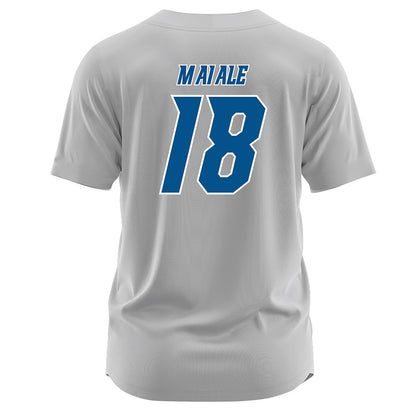 Delaware - NCAA Baseball : Jack Maiale - Grey Jersey-1