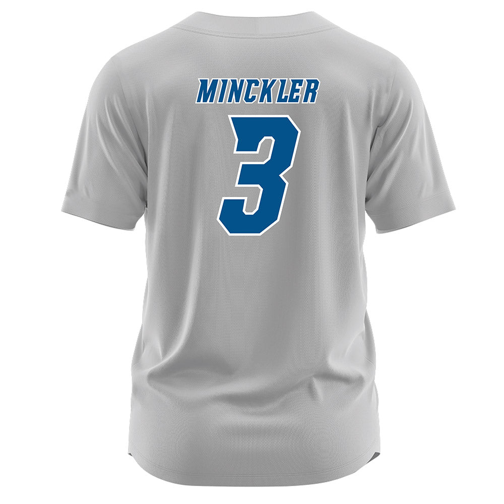 Delaware - NCAA Baseball : Matthew Minckler - Grey Jersey-1