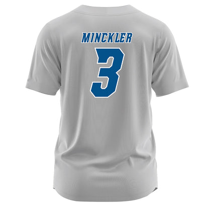 Delaware - NCAA Baseball : Matthew Minckler - Grey Jersey-1