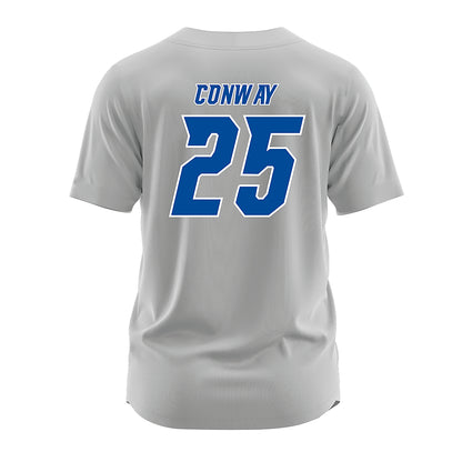Delaware - NCAA Baseball : Elias Conway - Grey Jersey-1