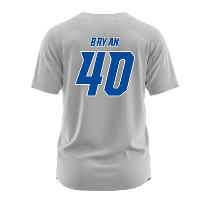 Delaware - NCAA Baseball : Dylan Bryan - Grey Jersey-1