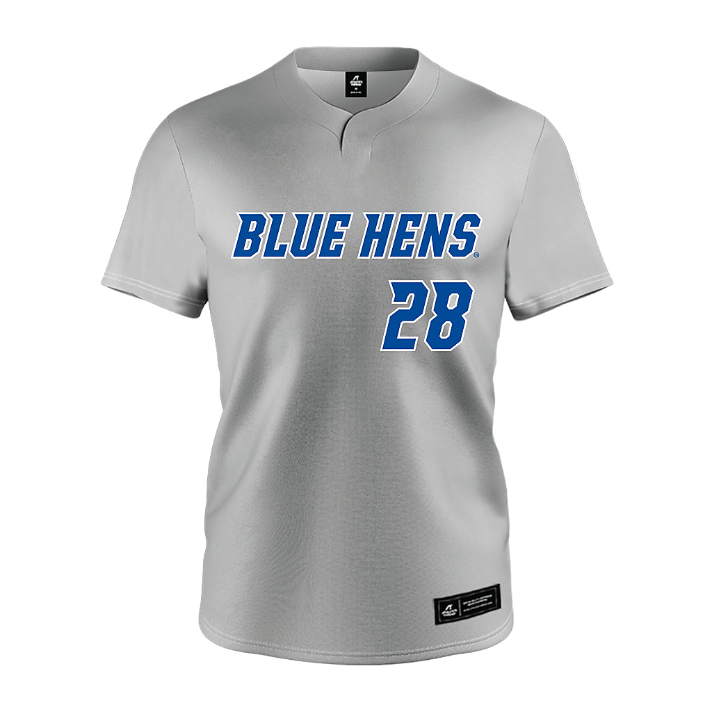 Delaware - NCAA Baseball : Tim Hartman - Grey Jersey-0