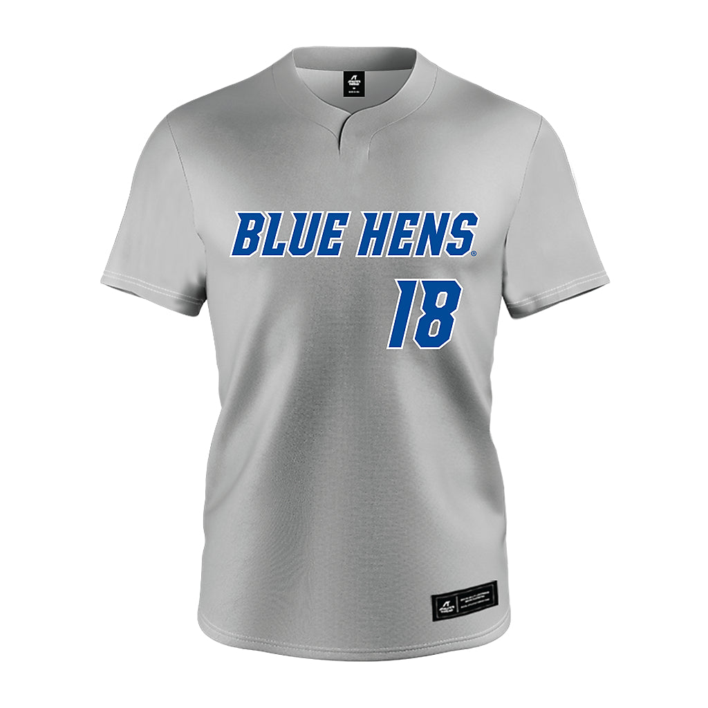 Delaware - NCAA Baseball : Jack Maiale - Grey Jersey-0