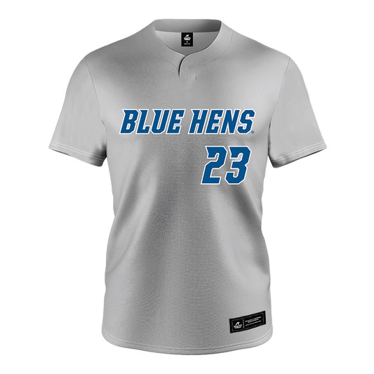 Delaware - NCAA Baseball : Luke Guire - Grey Jersey-0