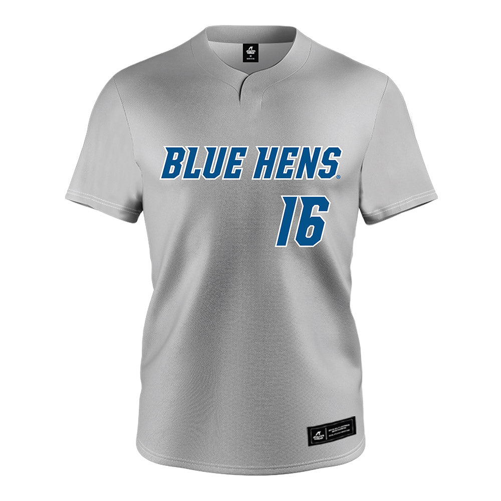Delaware - NCAA Baseball : Vincent Davis - Grey Jersey-0